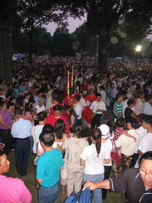 Illustration: Context and Authority: Understanding Vietnam's Catholic Church Structure and Cultural Symbols